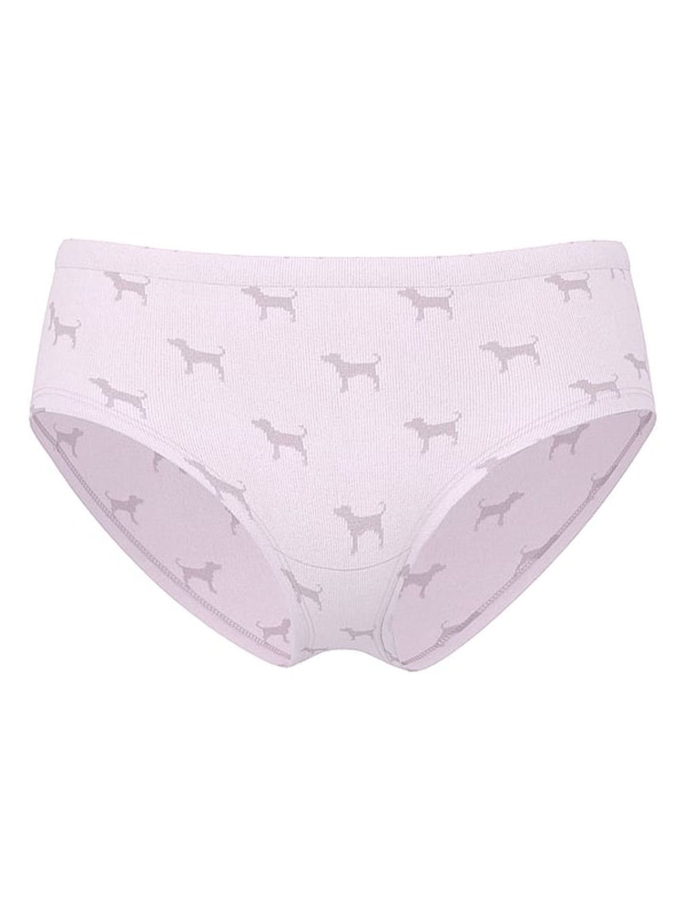 Victoria's Secret PINK Pink Dog Print Hipster Seamless Scoop Thong Knickers - Image 3 of 3