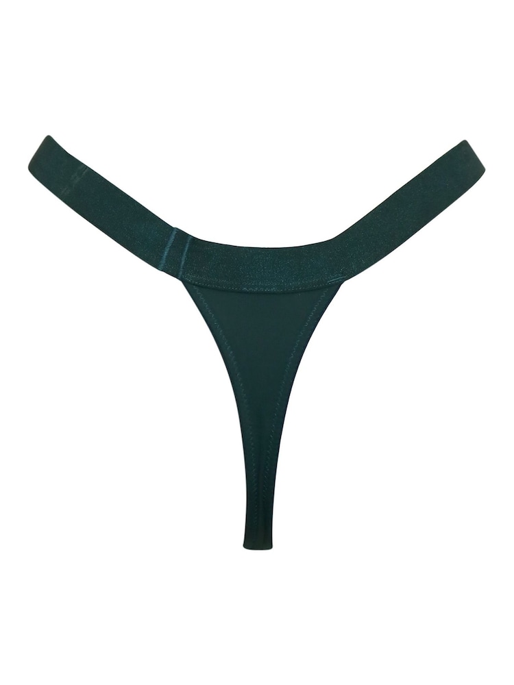 Pour Moi Green India High Leg Thong - Image 4 of 4