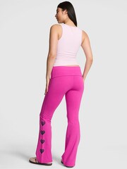 Victoria's Secret PINK Pink Fire Foldover Leggings - Image 2 of 4