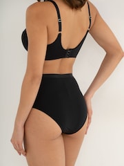 Pour Moi Black Viva Luxe High Waist Light Control Briefs - Image 2 of 4