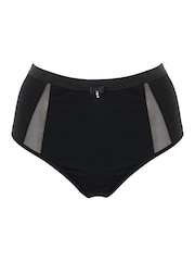 Pour Moi Black Viva Luxe High Waist Light Control Briefs - Image 3 of 4