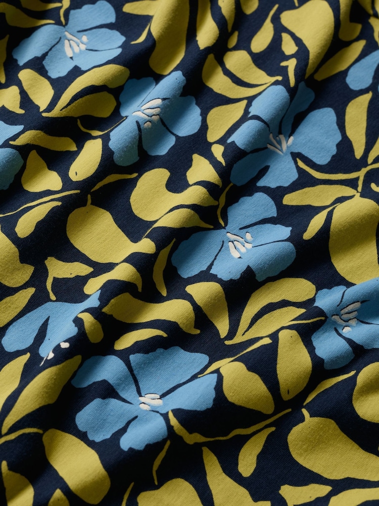 Seasalt Cornwall Blue Sleeveless Sanderling Midi Dress - Image 5 of 5