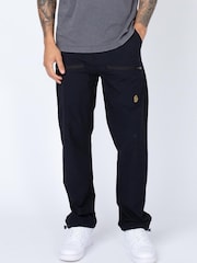 Luke 1977 Lithography Cargo Black Trousers - Image 1 of 7