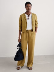 Seasalt Cornwall Green Country Lane Linen Jacket - Image 1 of 5