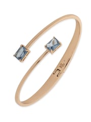 Lauren Ralph Lauren Gold Tone Light Sapphire Stone Cuff Bracelet - Image 1 of 1