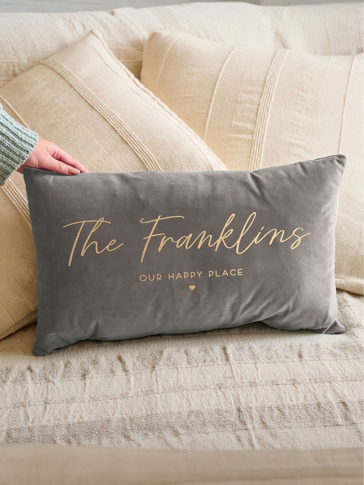 Couples Velvet Cushion by No Ordinary Gift - Image 1 of 4