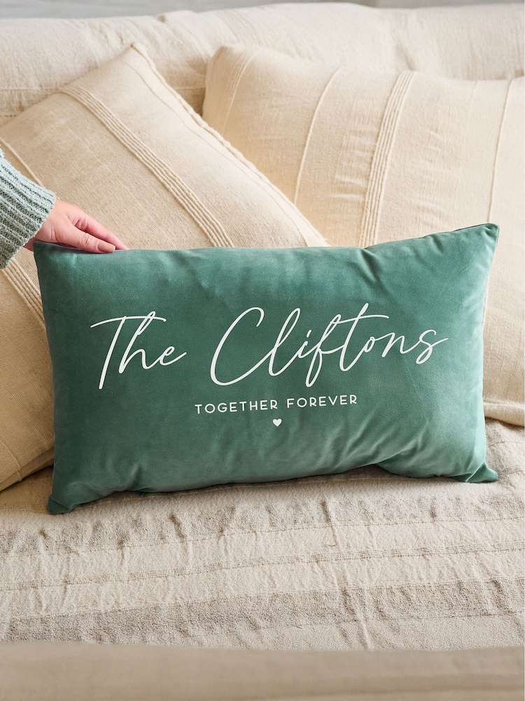 Couples Velvet Cushion by No Ordinary Gift - Image 2 of 4