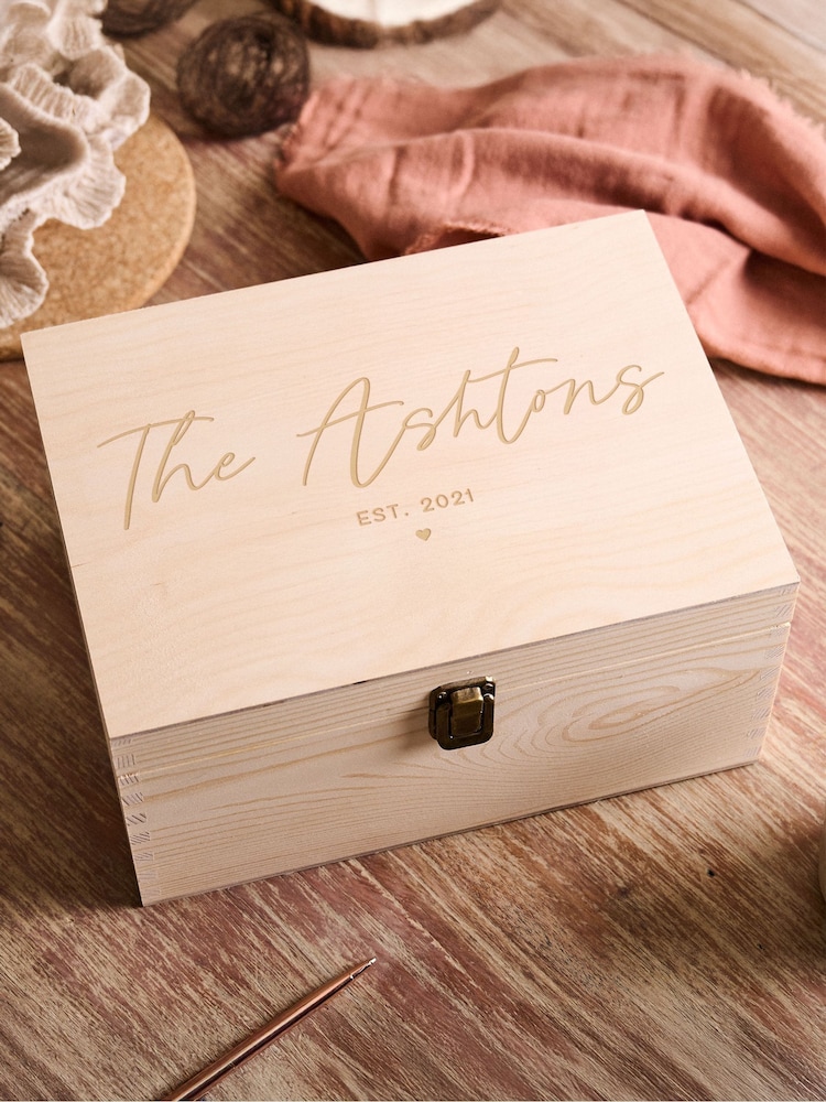 Couples Memory Keepsake Box by No Ordinary Gift - Image 1 of 3