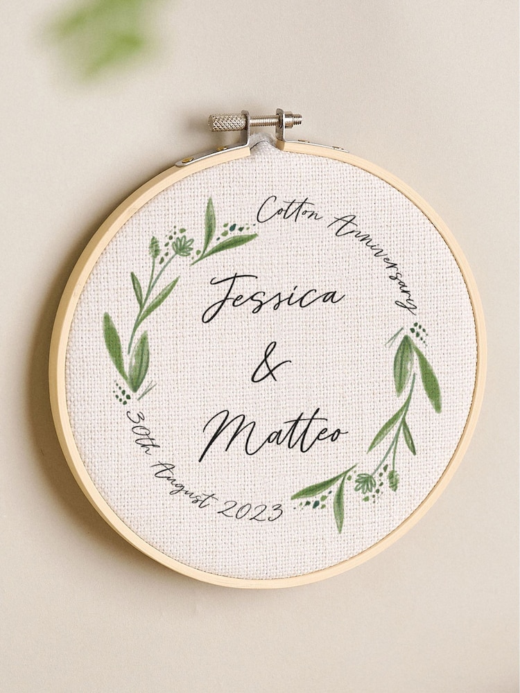 Cotton Anniversary Hoop by No Ordinary Gift - Image 1 of 1