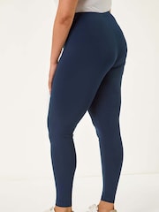 Roman Blue Curve Full Length Leggings - Image 3 of 5