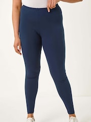 Roman Blue Curve Full Length Leggings - Image 4 of 5
