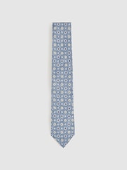 Reiss Soft Blue Cosimo Tie - Image 1 of 4