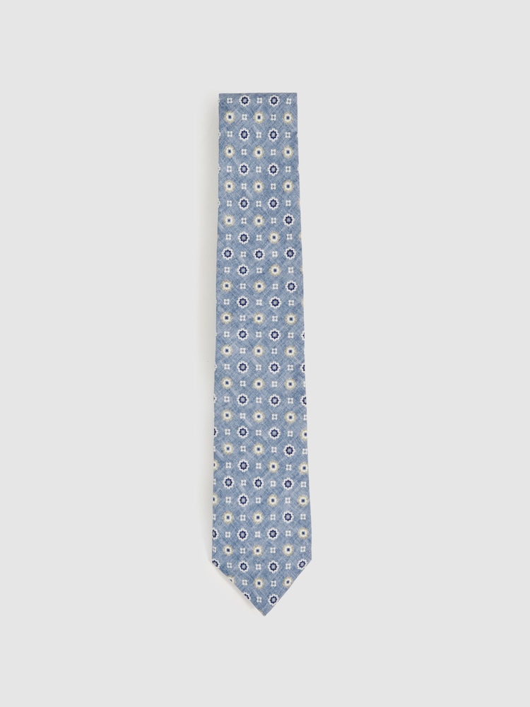 Reiss Soft Blue Cosimo Tie - Image 1 of 4