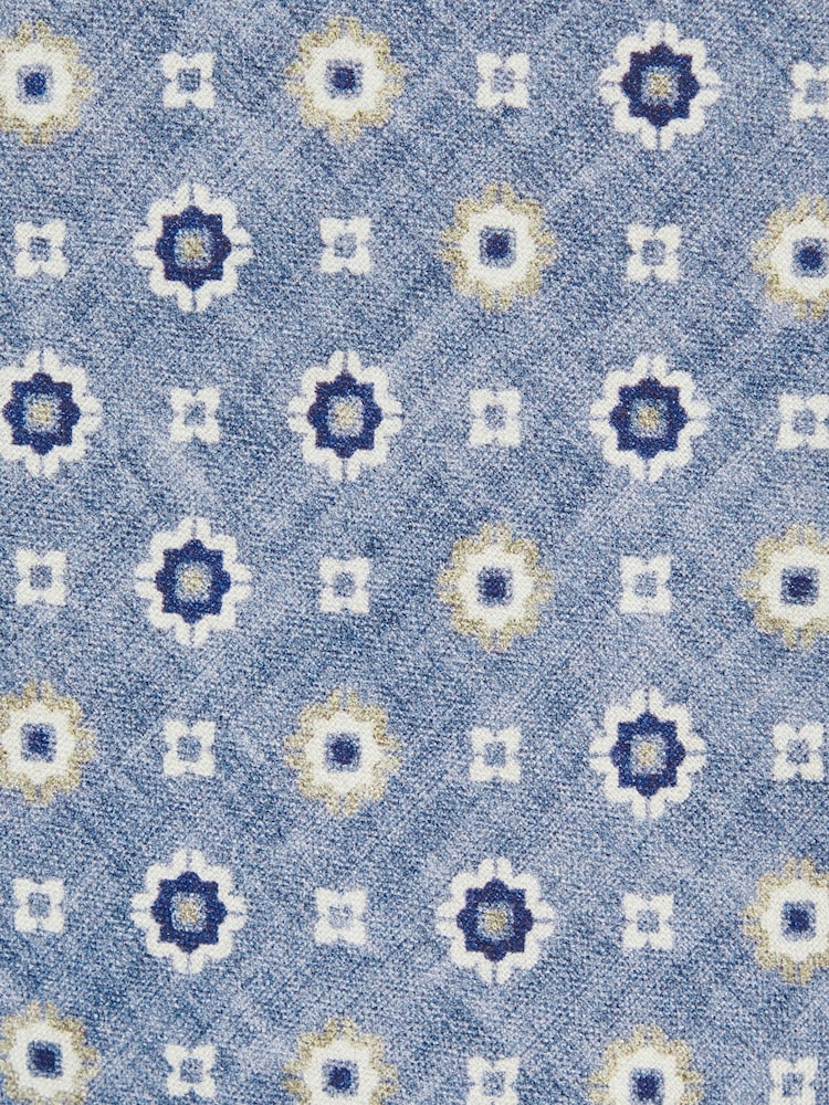 Reiss Soft Blue Cosimo Tie - Image 4 of 4