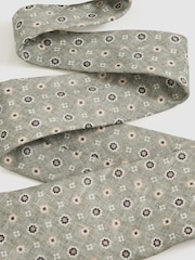 Reiss Soft Sage Cosimo Tie - Image 3 of 5