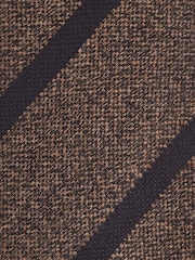 Reiss Chocolate Brown Sante Tie - Image 5 of 5