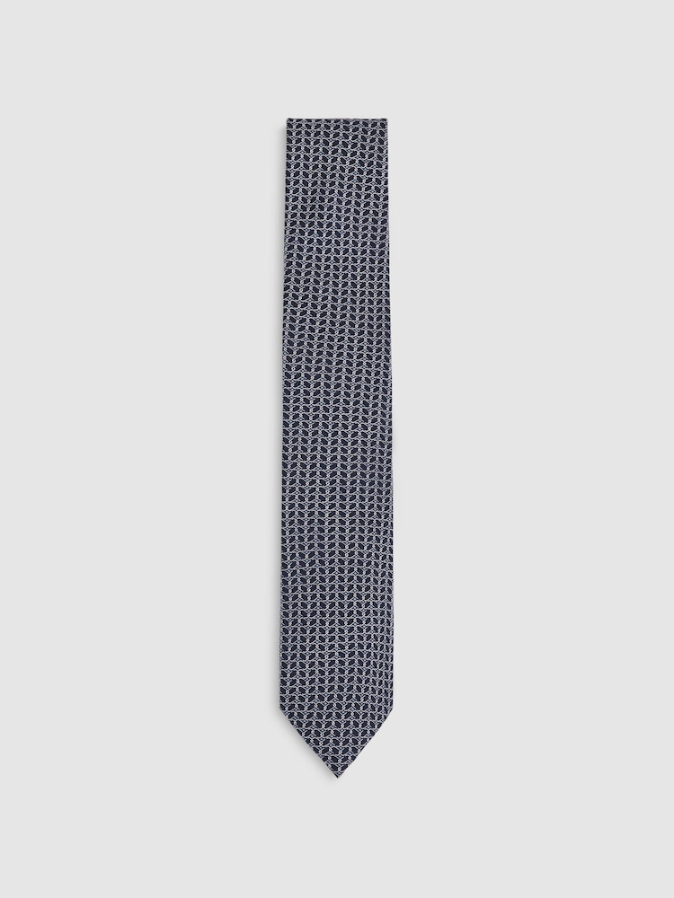 Reiss Navy Bernardo Tie - Image 1 of 5