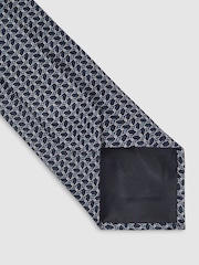 Reiss Navy Bernardo Tie - Image 4 of 5