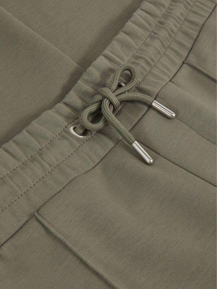 Reiss Dark Sage Green Premier Stretch Jersey Tailored Joggers - Image 6 of 6 Reiss Dark Sage Green Premier Stretch Jersey Tailored Joggers - Image 6 of 6