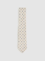 Reiss Ivory Cosimo Tie - Image 1 of 5