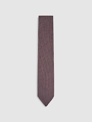 Reiss Bordeaux Bernardo Tie - Image 1 of 5