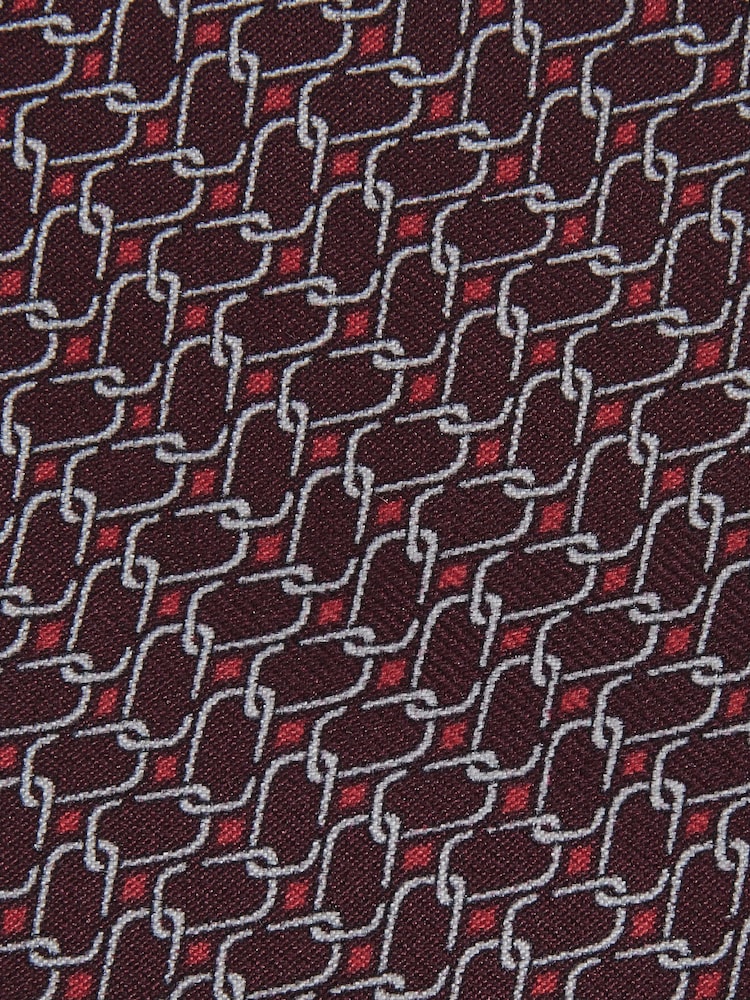 Reiss Bordeaux Bernardo Tie - Image 5 of 5