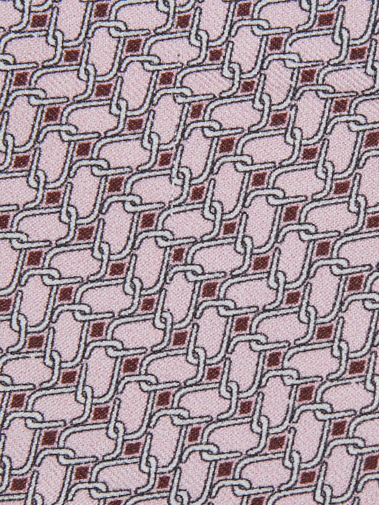 Reiss Soft Pink Bernardo Tie - Image 5 of 5