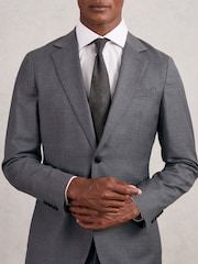 Reiss Charcoal Donato Tie - Image 2 of 5