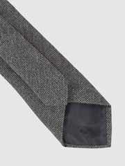 Reiss Charcoal Donato Tie - Image 4 of 5
