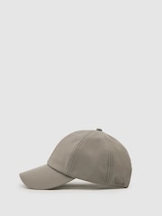 Reiss Mushroom Brown Brogan Embroidered Logo Tech Baseball Cap - Image 3 of 5