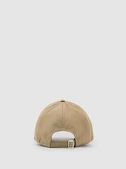 Reiss Mushroom Brown Brogan Embroidered Logo Tech Baseball Cap - Image 4 of 5