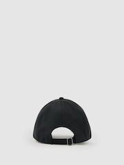 Reiss Black Brogan Embroidered Logo Tech Baseball Cap - Image 4 of 5