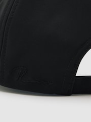 Reiss Black Brogan Embroidered Logo Tech Baseball Cap - Image 5 of 5