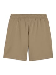 Puma Brown Womens Wardrobe Ess Relaxed Long Line 8"Shorts - Image 5 of 5