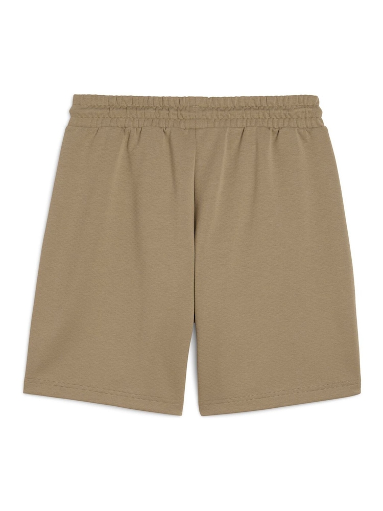 Puma Brown Womens Wardrobe Ess Relaxed Long Line 8"Shorts - Image 5 of 5