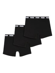 Puma Black Mens Boxers Briefs 3 Pack - Image 2 of 2