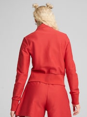 Puma Red Womens Premium Knitted Cardigan - Image 4 of 7