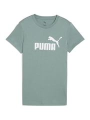 Puma Grey Womens Ess No.1 Logo T-Shirt - Image 6 of 7