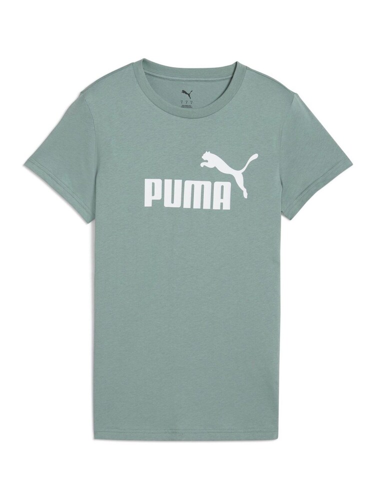 Puma Grey Womens Ess No.1 Logo T-Shirt - Image 6 of 7