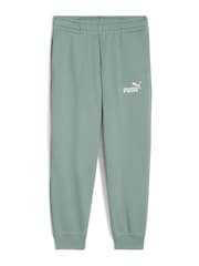 Puma Green Kids Ess No.1 Logo Fleece Sweatpants - Image 4 of 5