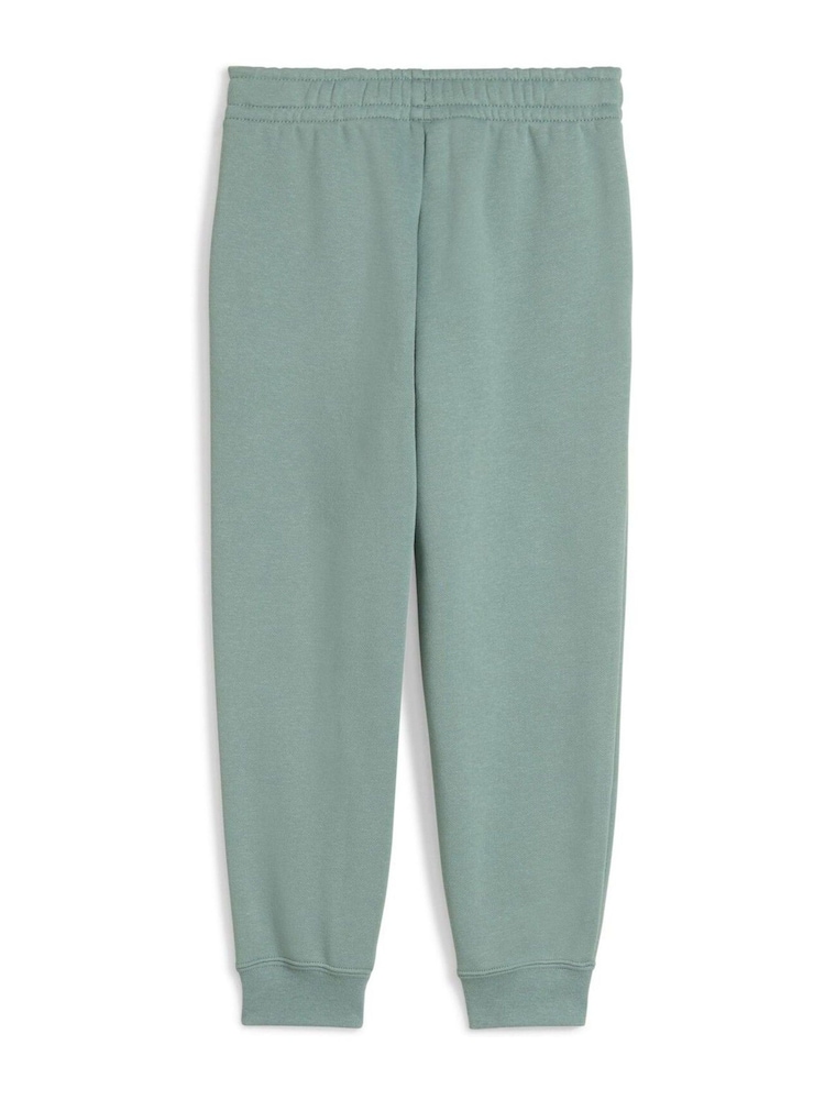 Puma Green Kids Ess No.1 Logo Fleece Sweatpants - Image 5 of 5