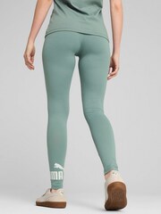 Puma Green Womens ESS No. 1 Logo Leggings - Image 2 of 5