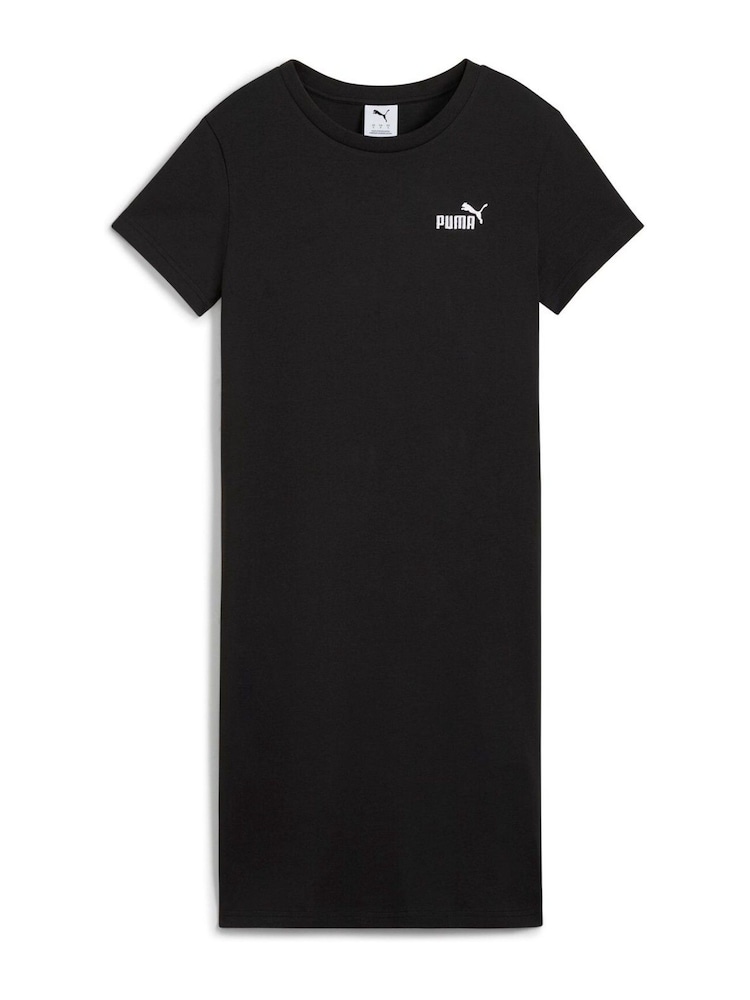 Puma Black Womens Slim Ess Small No.1 Logo Dress - Image 7 of 7