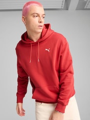 Puma Red Mens Wardrobe Essentials Hoodie - Image 1 of 7