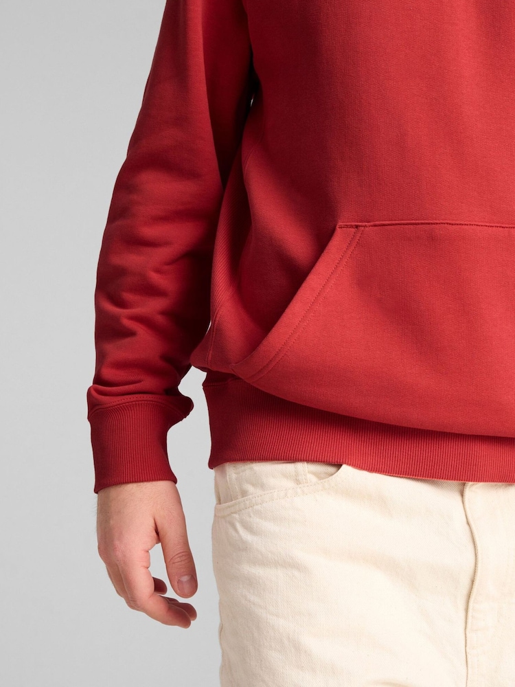 Puma Red Mens Wardrobe Essentials Hoodie - Image 2 of 7