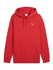 Puma Red Mens Wardrobe Essentials Hoodie - Image 6 of 7