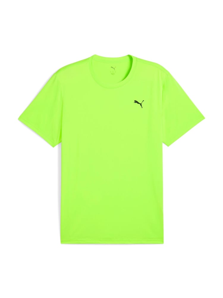 Puma Green Mens Tad Essentials Solid Cat T-Shirt - Image 1 of 2