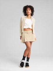 Puma Cream Womens Premium Essential Knitted Cardigan - Image 2 of 5