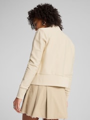 Puma Cream Womens Premium Essential Knitted Cardigan - Image 3 of 5