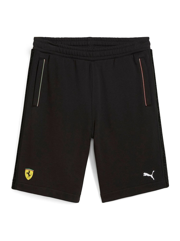 Puma Black Mens Scuderia Ferrari HP Race Sweat Shorts - Image 5 of 5
